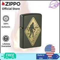 ราคา Zippo Sasquatch Design Green Matte Windproof Pocket Lighter Zippo 49246 Lighter without Fuel Inside สีเขียวด้าน ไฟแช็กไม่มีเชื้อเพลิงภายใน (17419976526)
