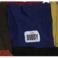 ราคา เสื้อกล้ามบัดดี้ เสื้อกล้ามลูกฟูก buddy เนื้อนิ่มใส่สบาย สีสันสวยงาม (2368168609)