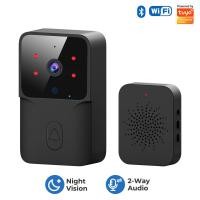 ราคา Camera Doorbell Wireless Intelligent Wifi Doorbell Outdoor 1080P High Definition Camera Anti Theft Door Bell Night Vision doorbell Video Intercom Home Door Phone Voice Camera Waterproof doorbell Perma