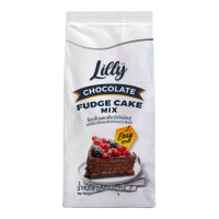ราคา LILLY แป้งช็อกโกแลตฟัดจ์เค้ก Chocolate Fudge Cake 1kg (21152279419)