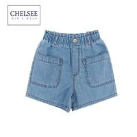 ราคา Chelsee กางเกงยีนส์ขาสั้น เด็กผู้หญิง รุ่น 237888 เอวยางยืด มีกระเป๋า ผ้าเดนิม นิ่ม อายุ 2 9 ปี เสื้อผ้าเด็กโต แฟชั่นเด็กโต (19689823063)