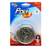 ราคา ฝอยขัดหม้อ โพลีไบรท์ 25 15 กรัม ฝอยเหล็ก ฝอยขัด ฝอยสเตนเลส ฝอย ฝอยขัดสแตนเลส ใยขัดกะทะ สก๊อตไบร์ POLY BRITE MK (20719942052)