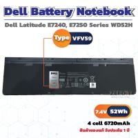 ราคา Dell แบตเตอรี่โน๊ตบุค Battery Notebook Dell Latitude E7240 Series VFV59 ของแท้ 100 ส่งฟรี (7845870062)