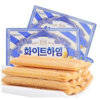 ราคา พร้อมส่ง ขนมเกาหลี ขนมกรอบไส้ครีม ช็อคโก้ครีม ขนมเวเฟอร์ Crown Heim Cream Wafers White Choco Hazelnut สินค้าเกาหลี (19575247980)