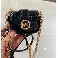 ราคา Michaelkors MK กระเป๋าสะพายใบจิ๋ว ใส่ Airpod ใส่การ์ด มีสายสะพายยาวอะไหล่สีทอง (18548557836)