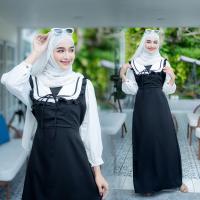 ราคา ชุดเดรสอิสลาม ผู้หญิง สไตล์แฟชั่นมุสลิม เหมาะกับผญอิสลามใส่ออกงาน IM54 (21183200107)