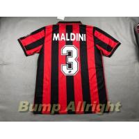 ราคา Retro เสื้อฟุตบอลย้อนยุค Vitage ทีม เอซี มิลาน เหย้า A C Milan Home 1996 3 MALDINI สุดเท่ห์ (7568558166)