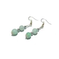 ราคา Stud jade earring ต่างหูวินเทจ หยกกลม 2 เม็ด (14389795960)