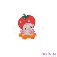 ราคา ตัวรีดการ์ตูนเจ้าหญิงสตอเบอรี่ ตัวรีดติดเสื้อ อาร์มปักตกแต่ง DIY EMBROIDERY PATCH 00080408 (17445613631)