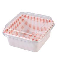 ราคา Idopackage 10ใบ กล่องเค้กลายสก็อต ขนาด 9x9 cm สไตล์เกาหลี น่ารักมากๆ (19247425675)