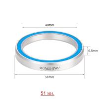 ราคา ตลับลูกปืนคอจักรยาน TOOPRE ตลับลูกปืนซีลแบริ่งสำหรับถ้วยคอจักรยาน ขนาด 4141 847495152 มม ราคา 1อัน (20053035177)
