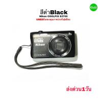 ราคา Nikon COOLPIX S3700 20 1 MP WiFi Camera compact 8x Zoom Lens VR มีกันสั่น HD Video กล้องดิจิตอล usedมือสองคุณภาพดีมีประกัน (18211185687)