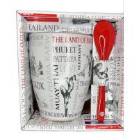 ราคา coffee cup and cup tea พร้อมส่ง ถ้วยกาแฟ แก้วกาแฟสไตล์วินเทจ Souvenir thailand ของที่ระลึก แก้วกาแฟพกพา ของตกแต่งบ้าน (18621924235)