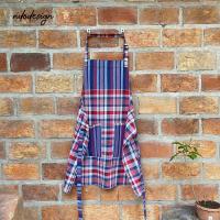 ราคา ผ้ากันเปื้อนลายผ้าขาวม้า (16227308223)