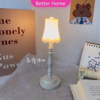 ราคา โคมไฟตั้งโต๊ะย้อนยุค LED โคมไฟข้างเตียง ขนาดเล็ก LED light Better (14828583843)