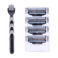 ราคา Gillettes Razor Mach 3 Blades Refills Face Manual Shaver Turbo Razor Blades 4 Cartridges Refills (20186506761)