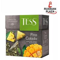 ราคา ชาเขียว Tess Pina Colada ในซองปิรามิด สินค้านำเข้าจากรัสเซีย ชาหอมคุณภาพดีแบรนด์ดังจากรัสเซีย จำนวน 20 ซอง (7895179119)