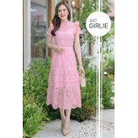 ราคา เดรสสีชมพู รวมเดรสสีชมพู ชุดออกงาน ธีมชมพู เดรสสวย ชุดแซกสีชมพู มีไซส์ S M L XL (19526768411)