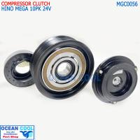 ราคา คลัชคอมแอร์ Hino Mega ร่อง 10PK 24v MGC0056 คอม 10S10PA ร่อง 10PK 24v 135mm หน้าคลัชคอมแอร์ ฮีโน่ เมก้า สายพานร่องฟัน ครัชคอมแอร์ หน้าครัชคอมแอร์ (15957394647)