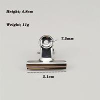 ราคา Large Metal Binder Clips Professional Office Binder Grips Stainless Steel Binder Clips Grip Clamp For Documents Office Paper Clamps (19958810792)