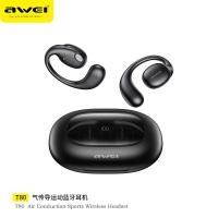 ราคา Awei T80 หูฟัง Bluetooth แบบไม่ใส่ในหูแบบนำอากาศ ชุดหูฟังกีฬาไร้สาย บลูทูธ V5 3 หูฟังไฮไฟ HD โทร หูฟังเอียร์บัดสำหรับธุรกิจระดับไฮเอนด์ (21198350877)