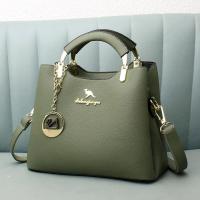 ราคา กระเป๋าสะพายกระเป๋าถือเป้สะพายหลังหนังจิงโจ้กระเป๋าถือขนาดใหญ่สีขาวผู้หญิง (12820060866)