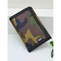 ราคา VANS Tide Camouflage Velcro พับผ้าใบกระเป๋าสตางค์ ID Card Holder (18423956074)