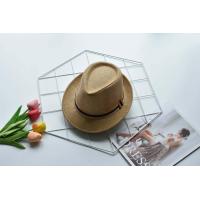 ราคา หมวกสานทรงปานามา คาดลายหลากสี พร้อมส่ง B031 (17771709847)