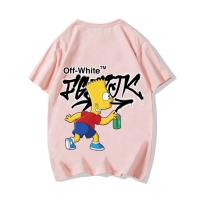 ราคา Hot ซิมป์สัน off white เสื้อ แฟชั่น ผู้ชาย แขนสั้น เสื้อยืด ผู้หญิง วินเทจ simpson เสื้อยืดคอกลมแขนสั้น (20058851330)
