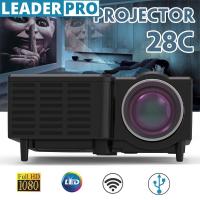 ราคา UNIC 28C LED Mini Projector With Remote Portable HD 1080p Full Projector Home Theater Entertainment Projectors USB SD AV (20000511922)