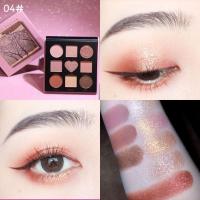 ราคา อายแชโดว์ Novo No 5343 พาเลททาตา 9 ช่อง เนื้อแมท ชิมเมอร์ novo soft eye palette eyeshadow (17296411409)