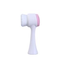 ราคา แปรงล้างหน้า ลดสิวเสี้ยน แบบสองหัว Deep face wash แปรงล้างหน้าขนแปรงไฟเบอร์ 2in1 อ่อนโยน สะอาด ลดสิวผิวมัน สะอาด 2 สี (16644718259)