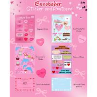 ราคา Benabaker Sticker and Postcard สติ๊กเกอร์ตกแต่ง สติ๊กเกอร์name tag โปสการ์ด (21265057746)