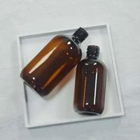 ราคา ขวดเปล่าสีชา PET เนื้อหนา สำหรับโลชั่น น้ำมันนวด สวยหรู 300ml 500ml (12893531221)
