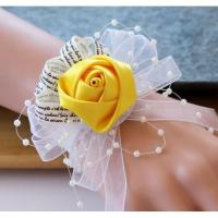 ราคา ส่งได้ทันที สีทอง แดง เทา ชมพู เขียว เหลือง ดอกไม้ผูกข้อมือเพื่อนเจ้าสาว (19807270765)