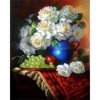 ราคา SDOYUNO ภาพวาดขนาด40X50ซม ตามของตกแต่งงานปาร์ตี้ตัวเลขสำหรับผู้ใหญ่จิตรกรรมตกแต่งภาพดอกกุหลาบแดงเข้มของขวัญเฉพาะบุคคล (20646394741)