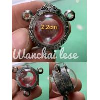 ราคา ตลับเงิน ตลับพระ กรอบเงิน กรอบพระ แต่งเก่าใส่ลูกอม ลูกประคำ เครื่องราง (11632485225)