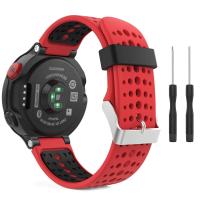 ราคา ผู้เบิกทาง Garmin 235 สายนาฬิกาซิลิโคนอ่อนนุ่มเปลี่ยนวงนาฬิกาสำหรับผู้เบิกทาง Garmin 235 235 Lite 220 230 620 630 735xt (685514914)
