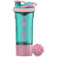 ราคา แก้วเชคโปรตีน บอล Artoid Mode Protein Shaker Bottle with Blender Balls Mixing Grids Flip Top 24 oz Pink (19633383923)