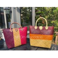 ราคา กระเป๋ากระจูดทรงshopping สามสีสายpu (20572791730)