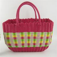 ราคา ตะกร้าช้อปปิ้งสานพลาสติกตะกร้าผักแบบหิ้วตะกร้าอาบน้ำสำหรับสัตว์เลี้ยงตะกร้าอาบน้ำสำหรับซื้อผักตะกร้าอาบน้ำหวายสำหรับห้องน้ำเก็บของสำหรับปิกนิก (14768749215)