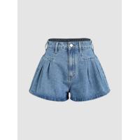 ราคา Cider Denim Pleated Wide Leg Ultra Shorts (20243769066)