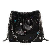 ราคา เพียงแค่ดาราแฟชั่นกระเป๋าสะพายไหล่ของผู้หญิงฉบับภาษาเกาหลีกระเป๋าสายโซ่สะพายไหล่เนื้อเพชรที่ห่วงโซ่ถุงสิริ (20719239818)