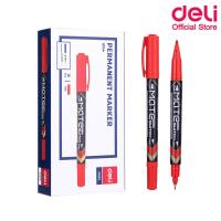 ราคา Deli ปากกามาร์คเกอร์ 2 หัว Permanent Marker U104 สำหรับเขียนซองพลาสติก ปากกามากเกอร์ ปากกาเขียนซีดี ปากกาเขียนบนพลาสติก ปากกาอเนกประสงค์ ปากกาเขีย (791658240)