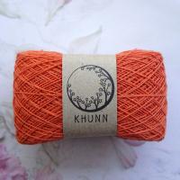 ราคา ด้ายถัก ด้ายฝ้าย 100 เบอร์ 20 คอตตอนซัมเมอร์ หนัก 60 120 กรัม โทน ส้ม (12082306945)