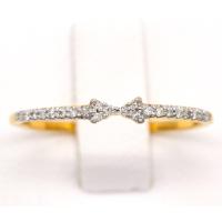 ราคา Happy Jewelry แหวนเพชรของแท้ โบว์เล็กๆ จิ๋วๆ น่ารักๆ มีบ่าข้างเพชร ทองแท้ 9k 37 5 ขายได้ จำนำได้ ME792 (16952311595)