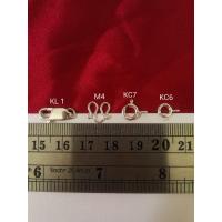 ราคา ตะขอเงินแท้ 925 ตะขอตัวM ตะขอตัวS ตะขอก้ามปูกลม ตะขอก้ามปูยาว ห่วง (15360662383)