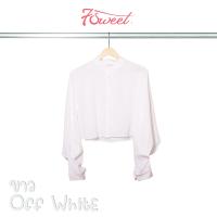 ราคา เสื้อเชิ้ตครอปคอจีนแขนพอง 7สี มินิมอล Size4044 มีกระเป๋าหน้าอก Oversize เสื้อสาวอวบ สาวอ้วน เสื้อผู้หญิง (17741274902)