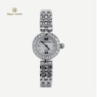 ราคา Royal Crown รุ่น 3602 นาฬิกาข้อมือผู้หญิงเล็กๆกันน้ำ ล้อมเพชร แบรนด์เนมแท้ Vayo Jewelry (21187254171)