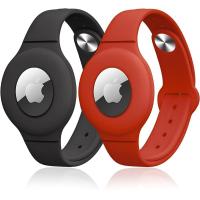 ราคา Kids Waterproof Airtag celet Compatible with Apple AirTag Silicon Case for Air Tag GPS Tracker Holder Adjustable Anti Lost Watch Band for Toddler Child Black White (20537851017)